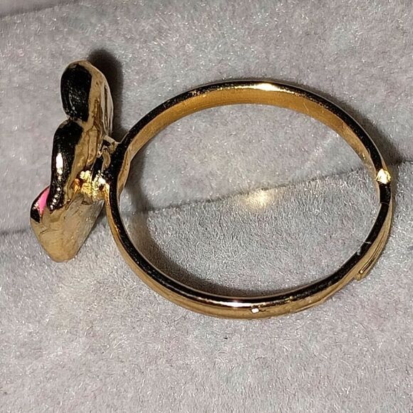 Super cute girls jeweled adjustable ring - Picture 4 of 5